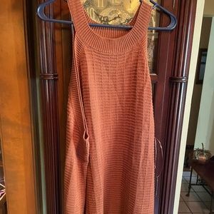 Ryan Wilde Womens 3X Rust Sleeveless Tank Sweater NWT